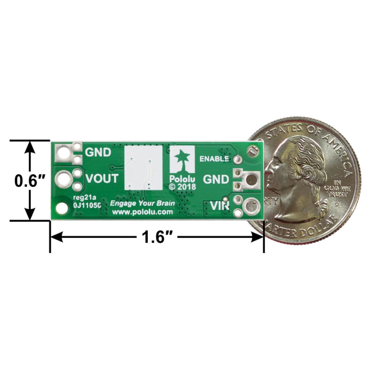 Pololu 4.5-20V Fine-Adjust Step-Up Voltage Regulator U3V70A - Image 6