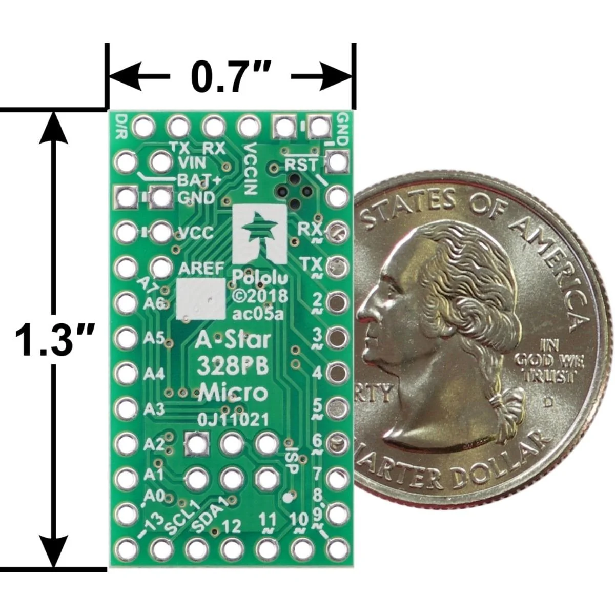 Pololu A-Star 328PB Micro - 3.3V 12MHz [Discontinued] - Image 7