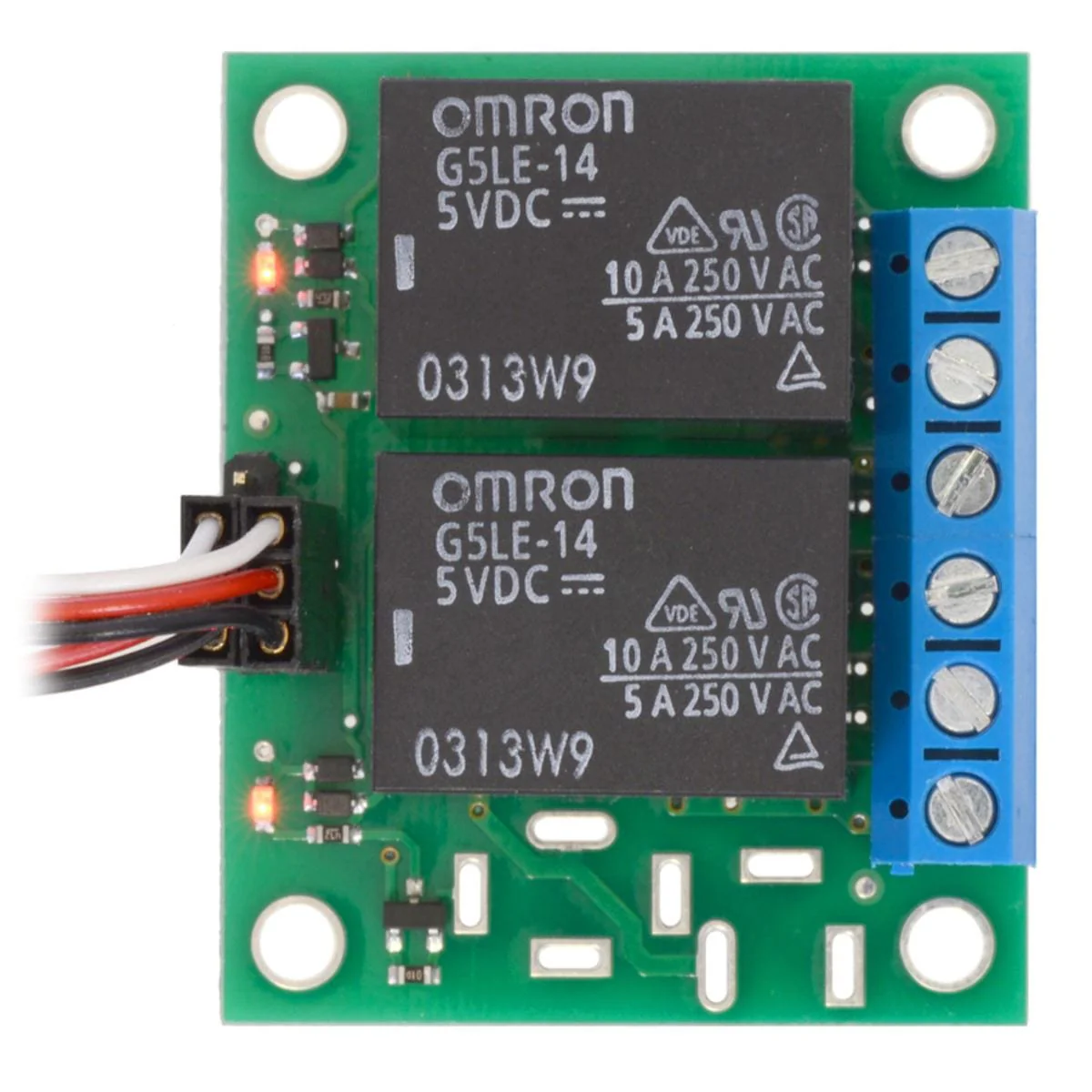 Pololu Basic 2-Channel SPDT Relay Carrier with 5VDC Relays (Assembled) - Image 3