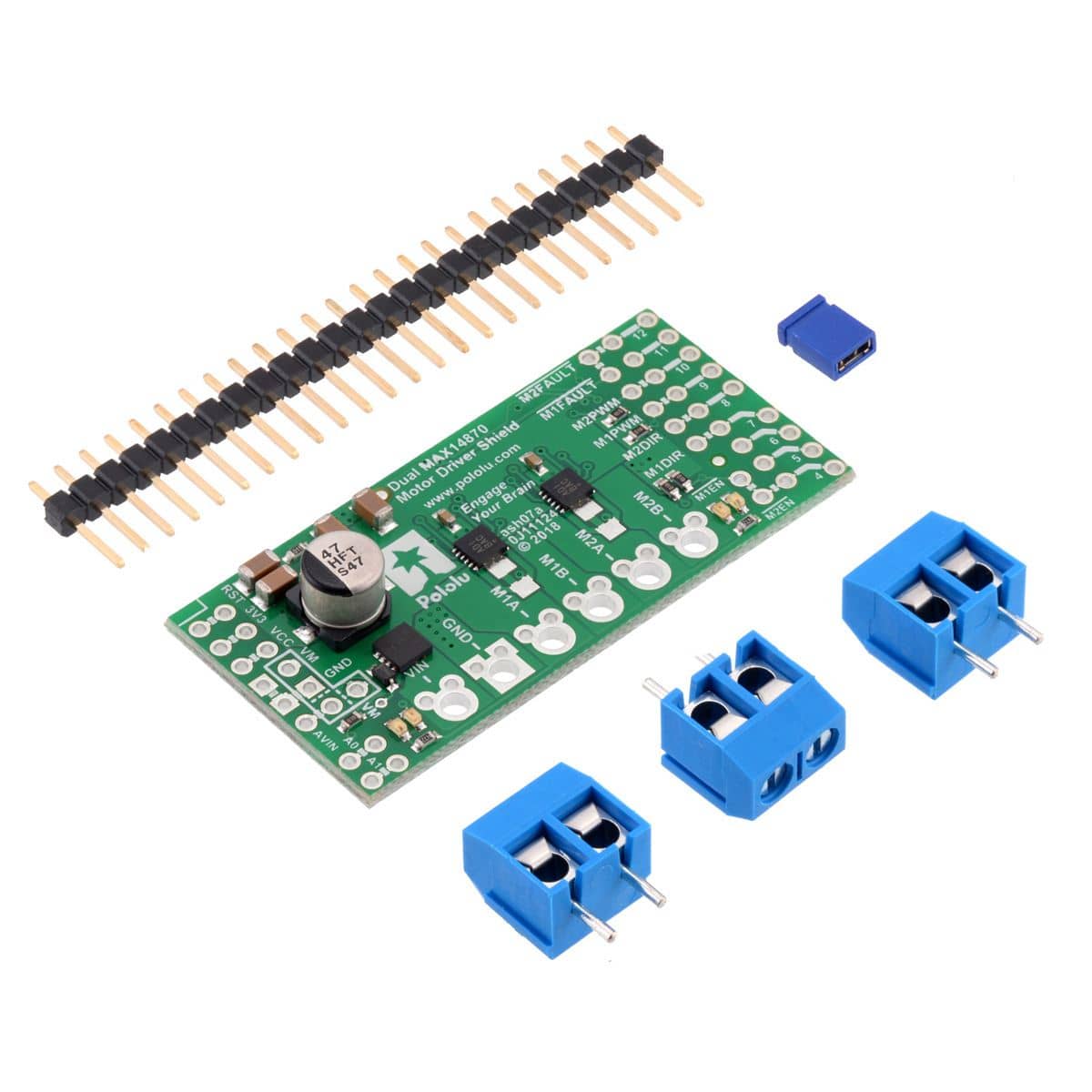 Pololu Dual MAX14870 Motor Driver Shield for Arduino - Image 2