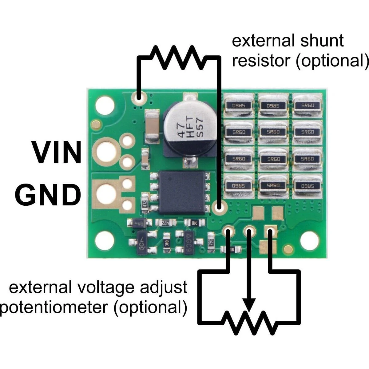 Pololu Shunt Regulator: 33V 4.10Ω 15W - Image 5