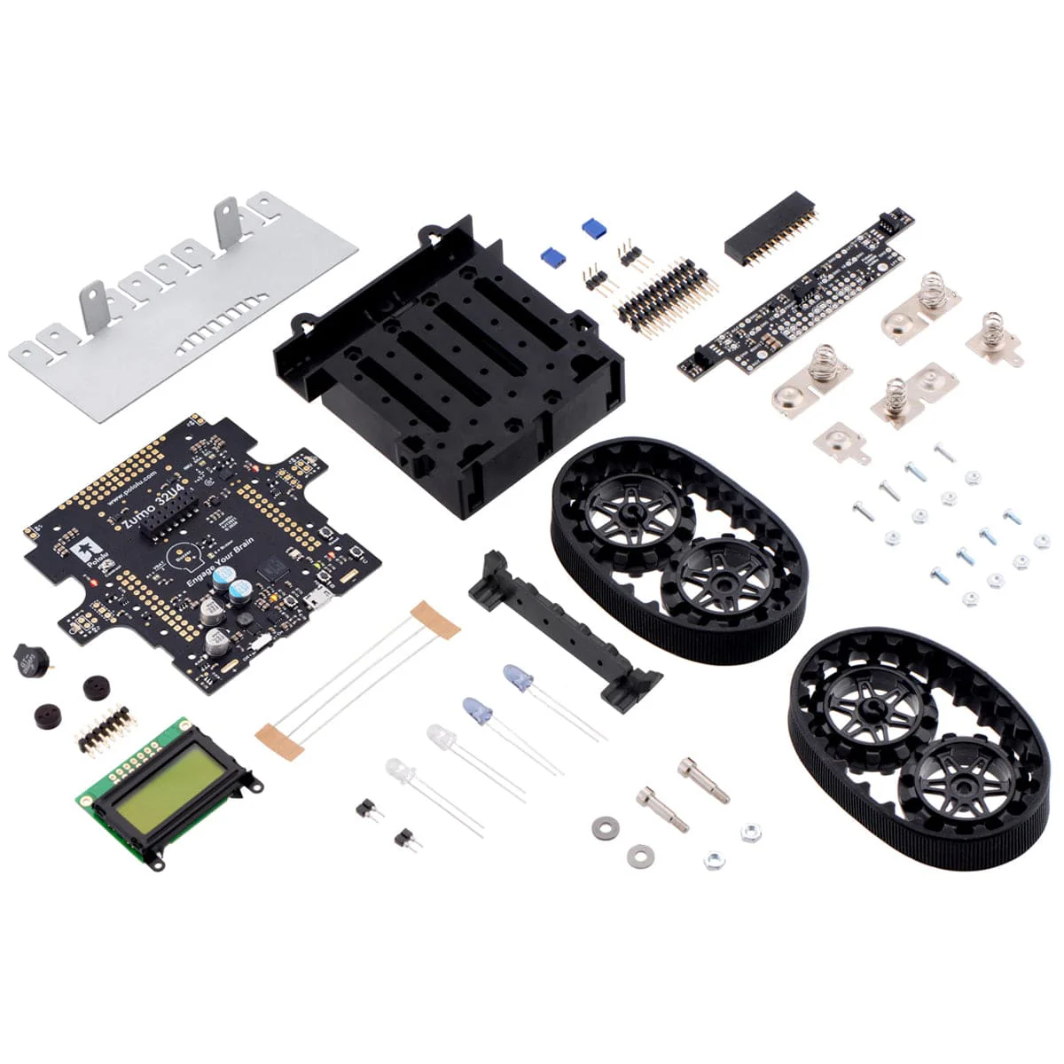 Pololu Zumo 32U4 Robot Kit (No Motors) [discontinued]