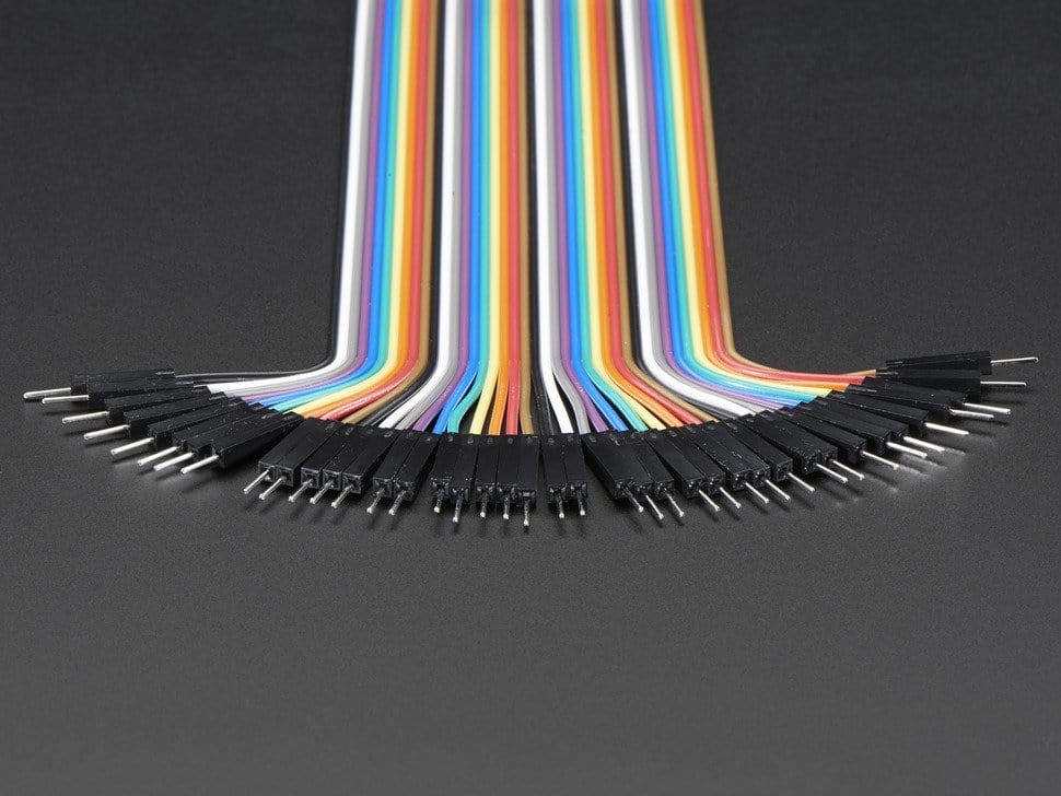 Premium Male/Male Jumper Wires - 40 x 3" (75mm) - Image 2