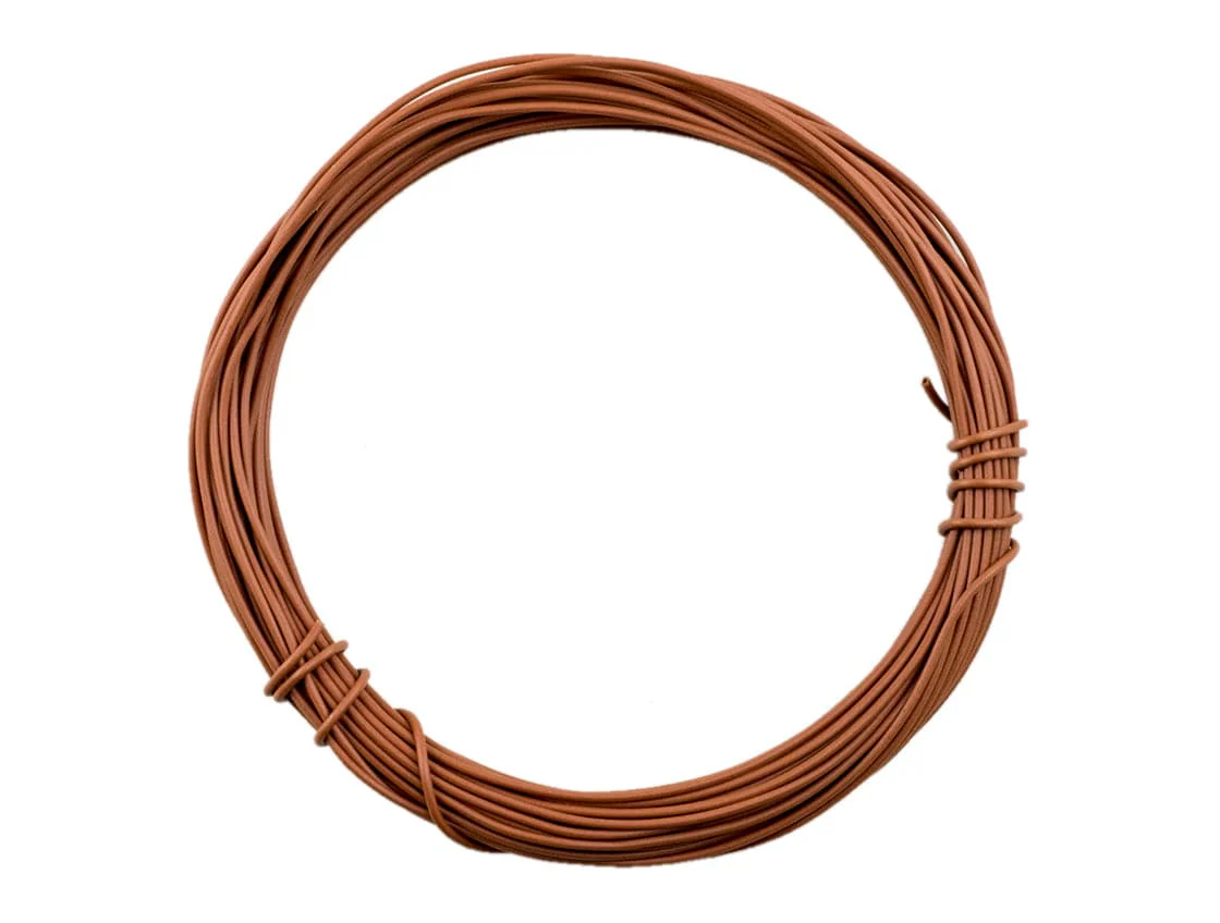 Prototyping Wire 22AWG (0.6mm) Solid Core - Brown [discontinued]