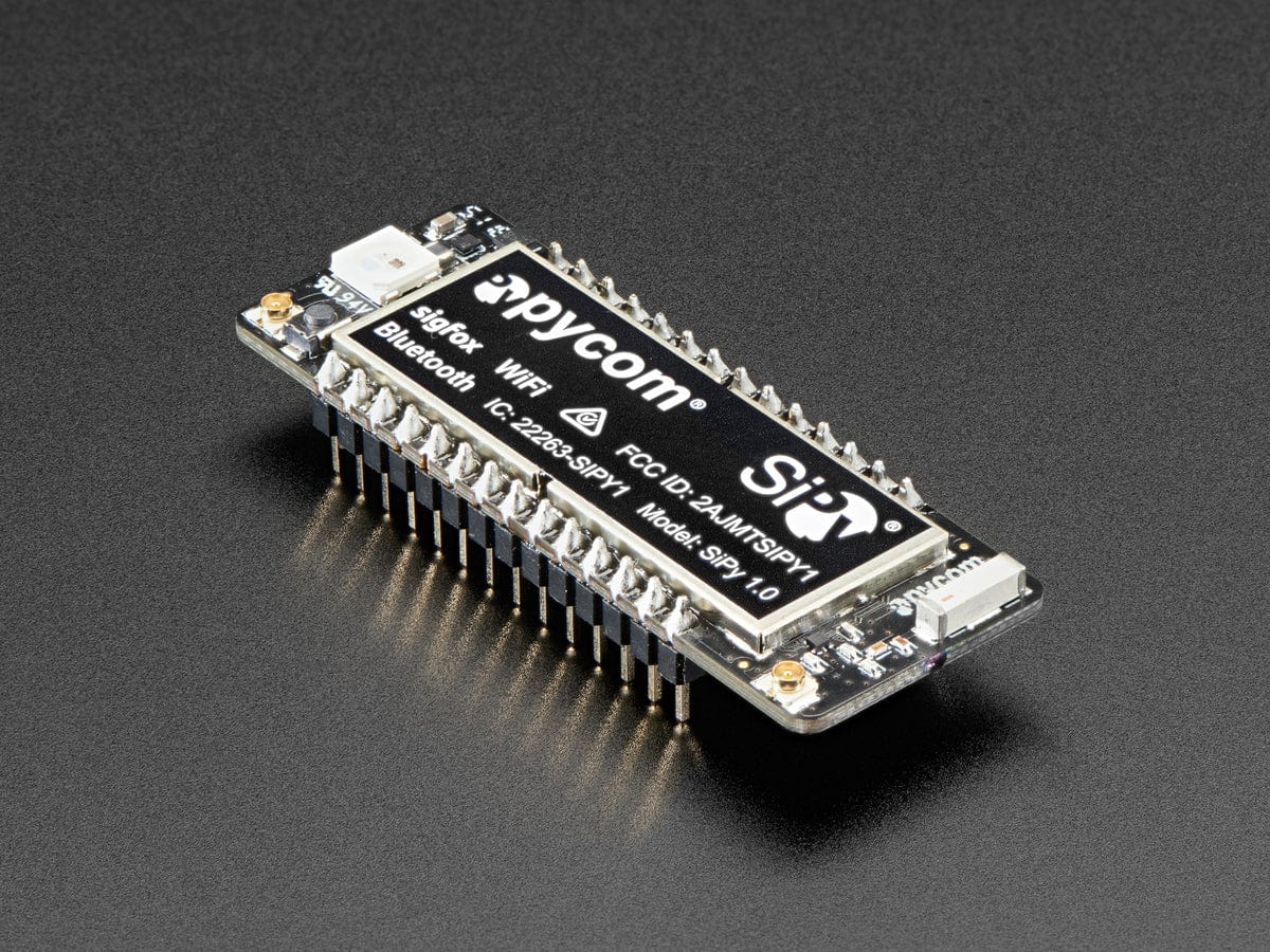 Pycom SiPy 1.0 – ESP32 WiFi, BLE and +22dBm SigFox Radio [Discontinued]