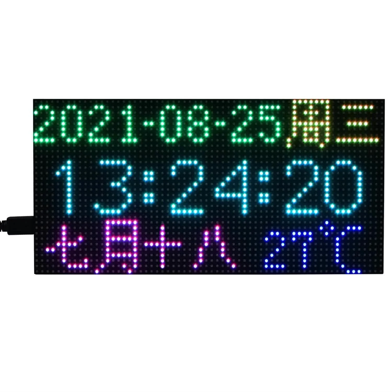 RGB LED Matrix for Raspberry Pi Pico (64x32)