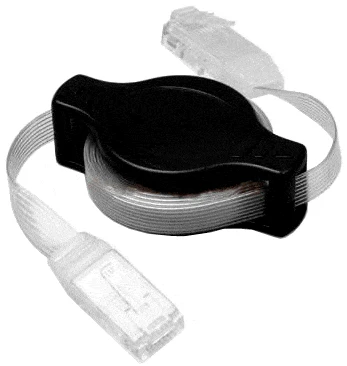 Retractable RJ45 Cat5e Ethernet LAN Cable