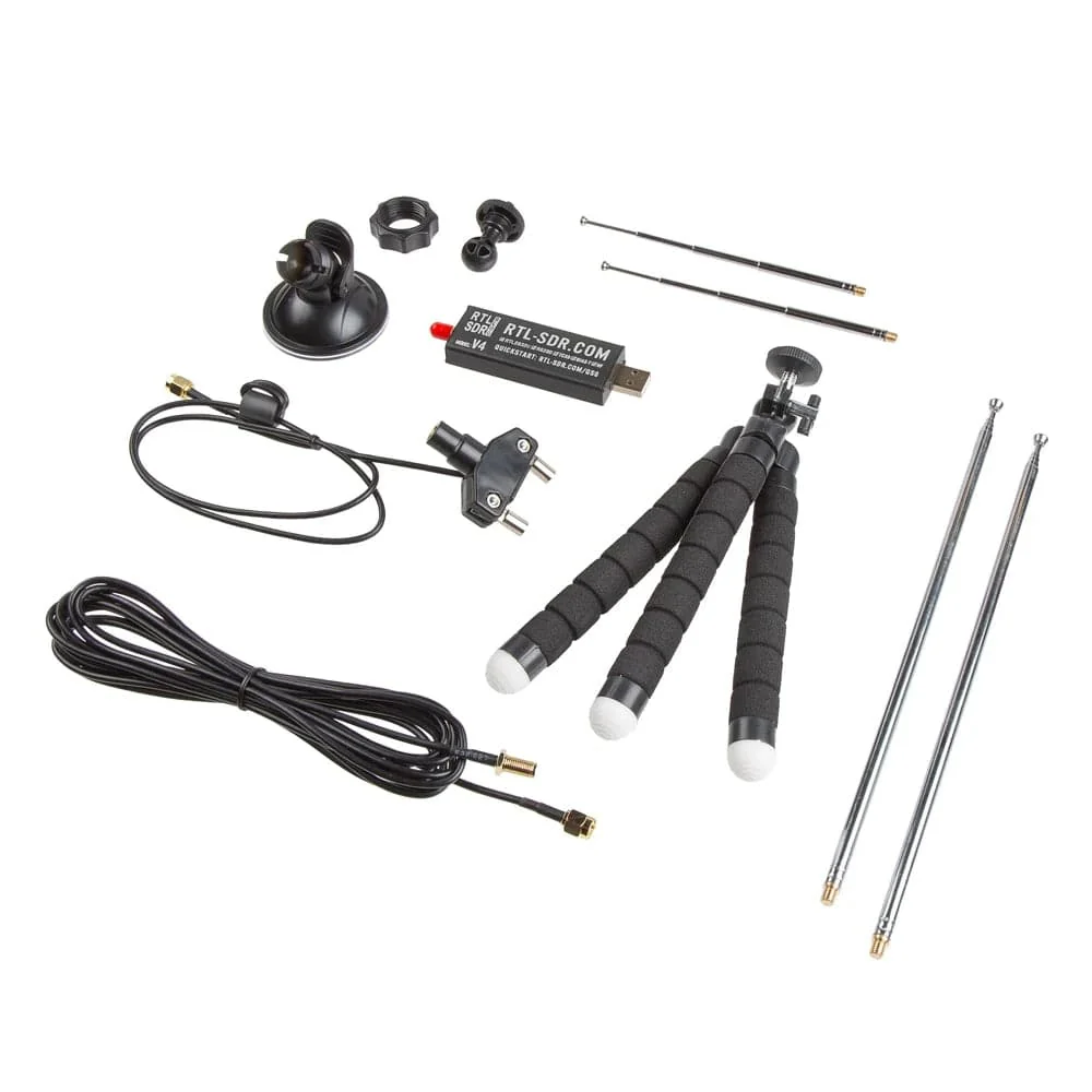 RTL-SDR Blog V4 USB Dongle with Dipole Antenna Kit