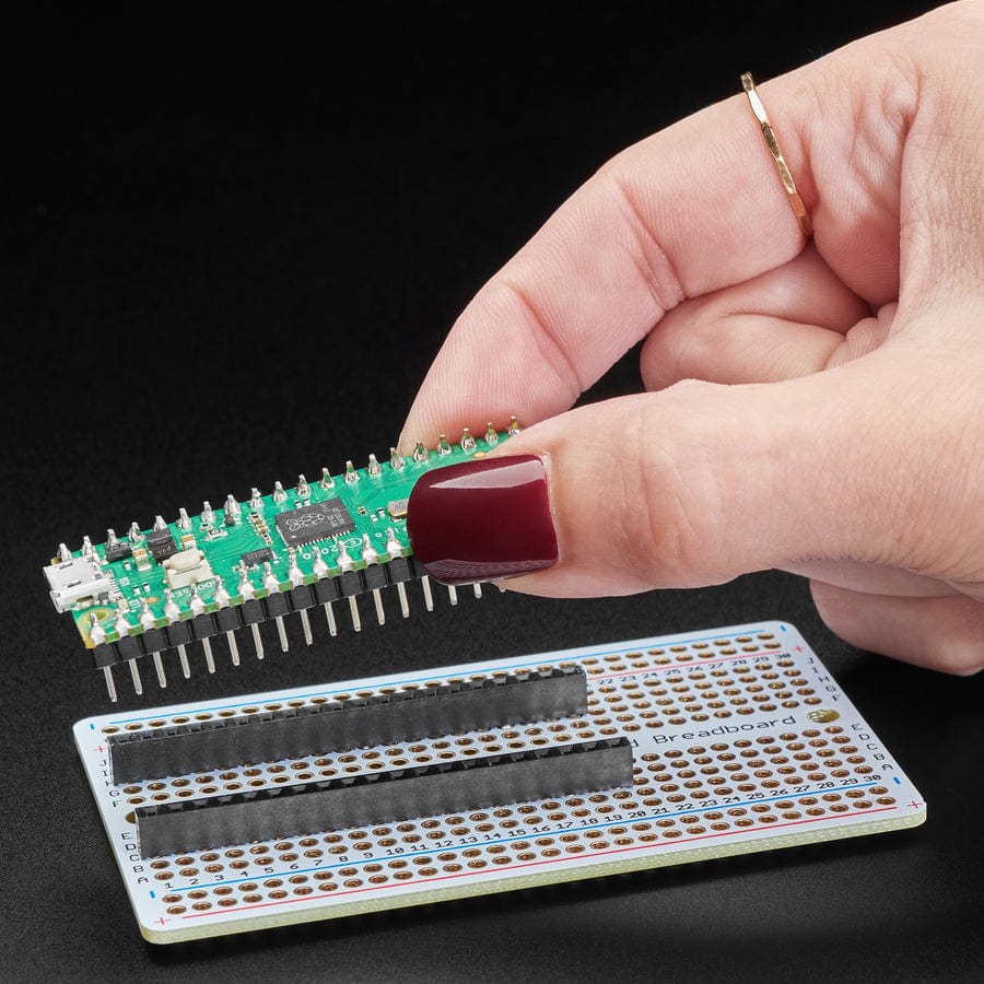Short Socket Headers for Raspberry Pi Pico - 2 x 20 Pin Female - Image 2
