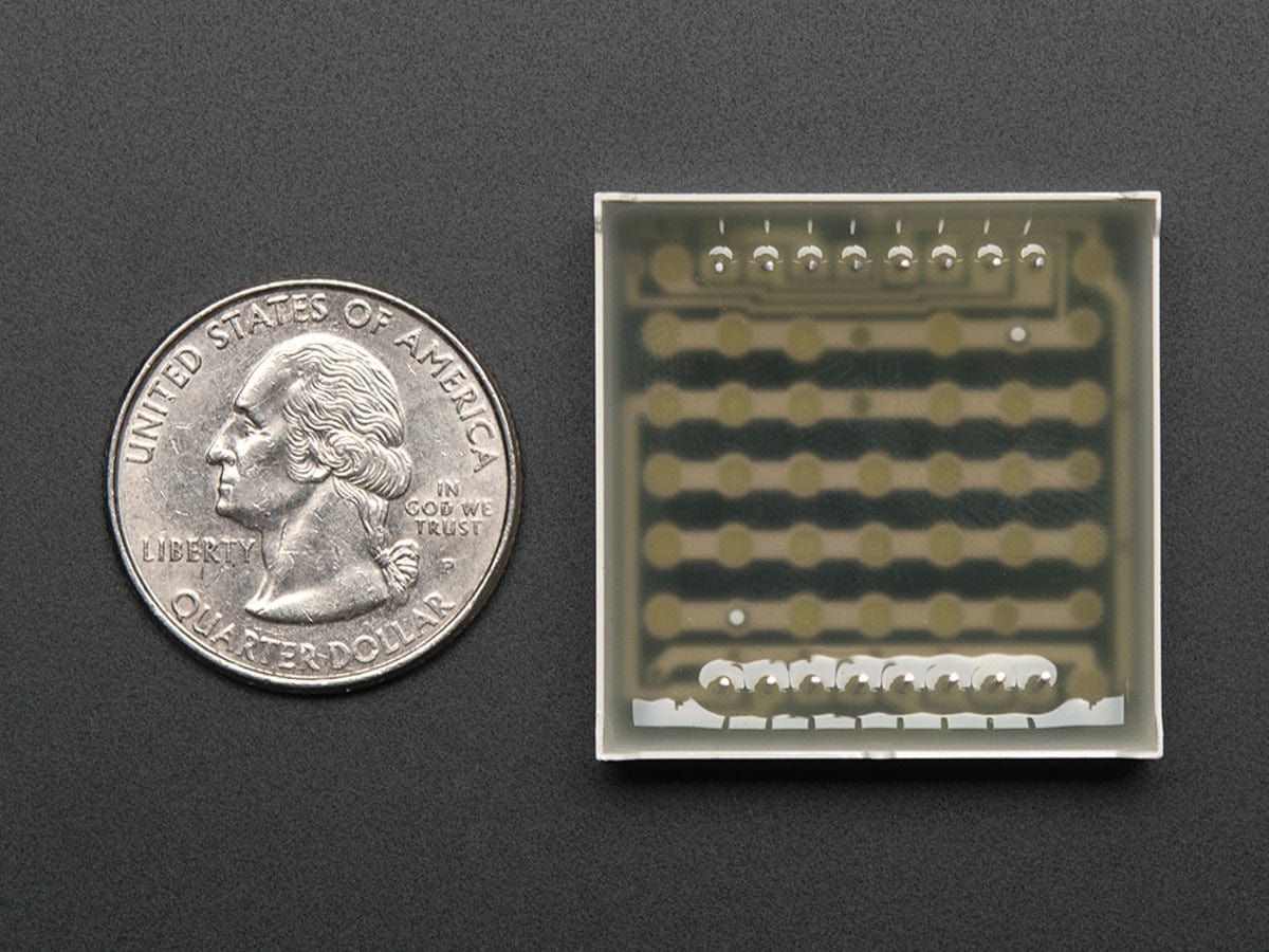 Small 1.2" 8x8 Ultra Bright White LED Matrix (KWM-30881CWB) [Discontinued] - Image 4