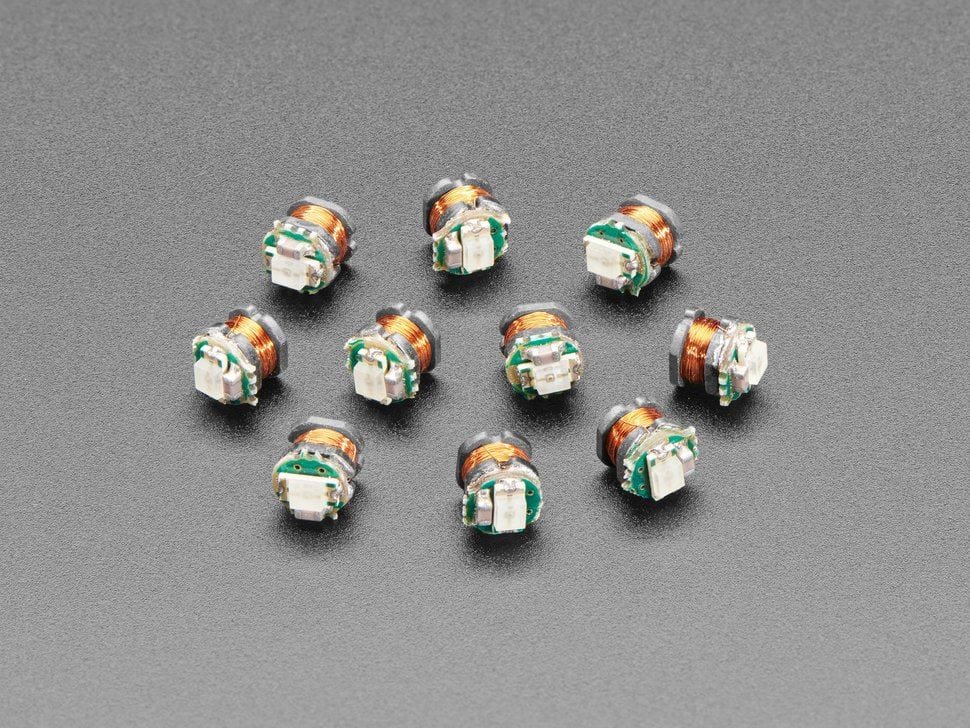 Small Inductive Wireless LEDs - 10 Pack - Red