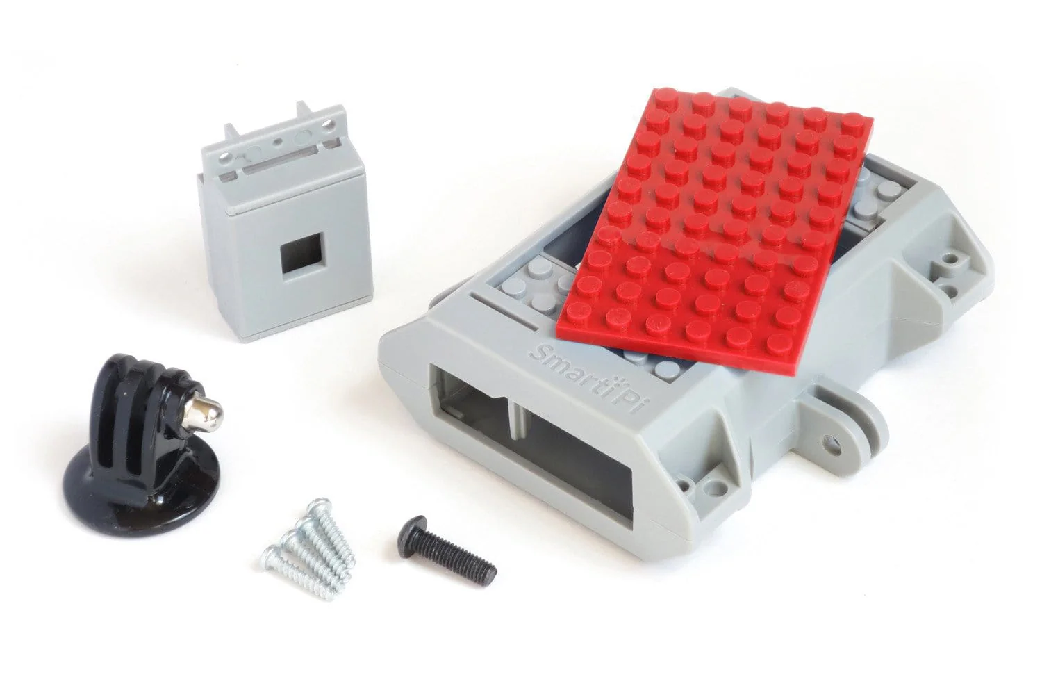 SmartiPi Case with GoPro Mount - Red [Discontinued]