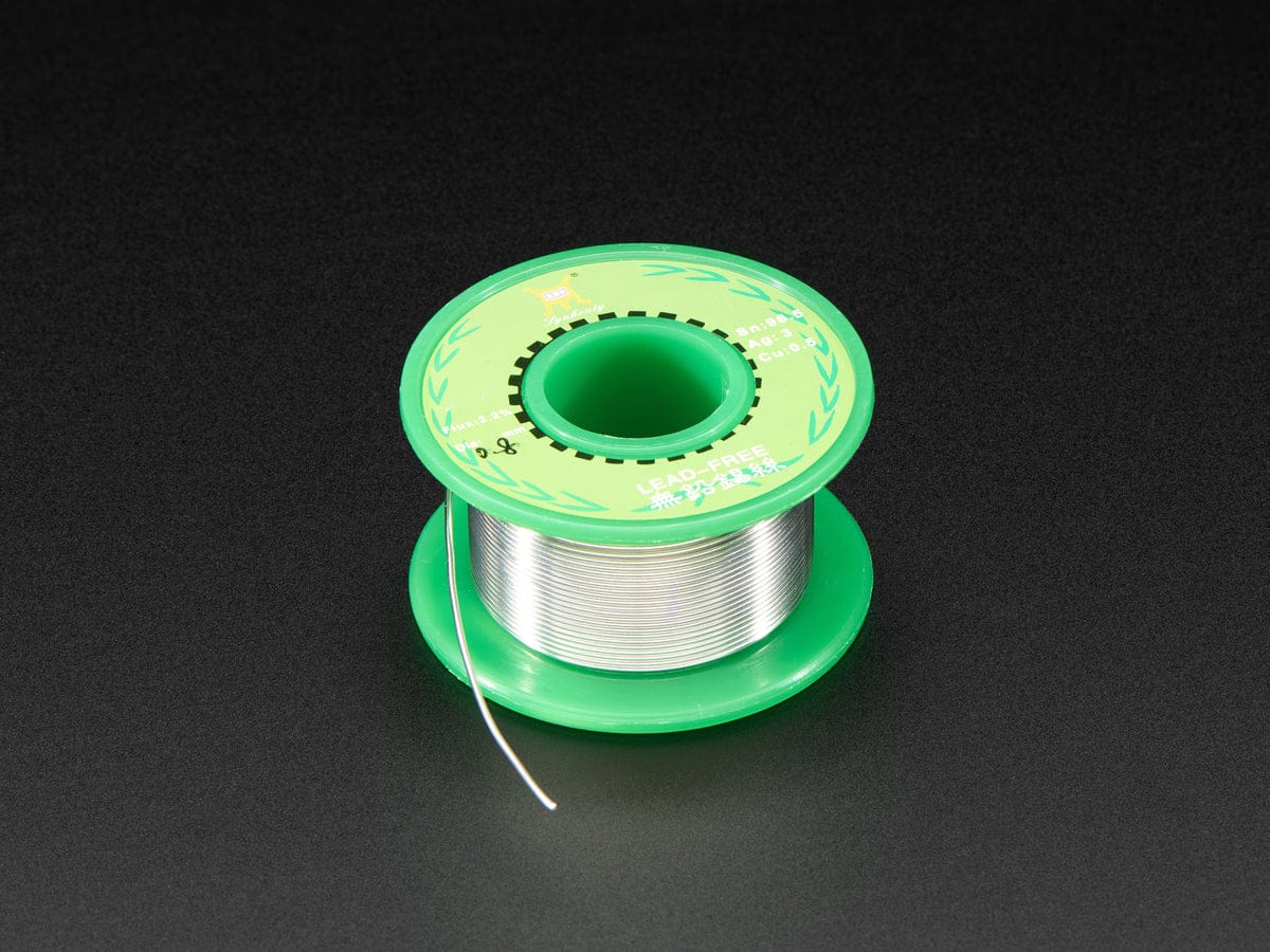 Solder Spool - 1/4 lb SAC305 RoHS lead-free /  0.031" rosin-core (0.25 lb / 100 g) [Discontinued]