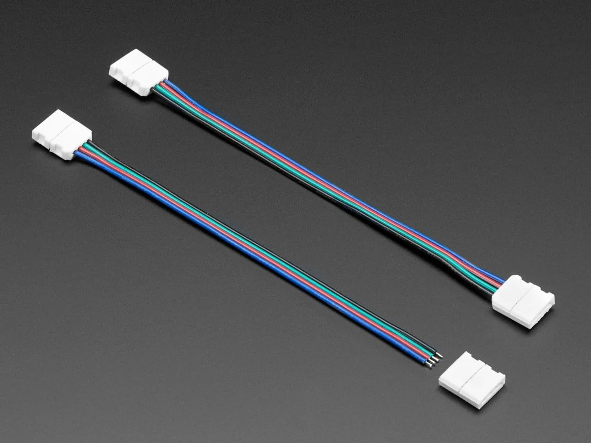 Solderless DotStar and Analog RGB LED Strip Clip Sampler [Discontinued]