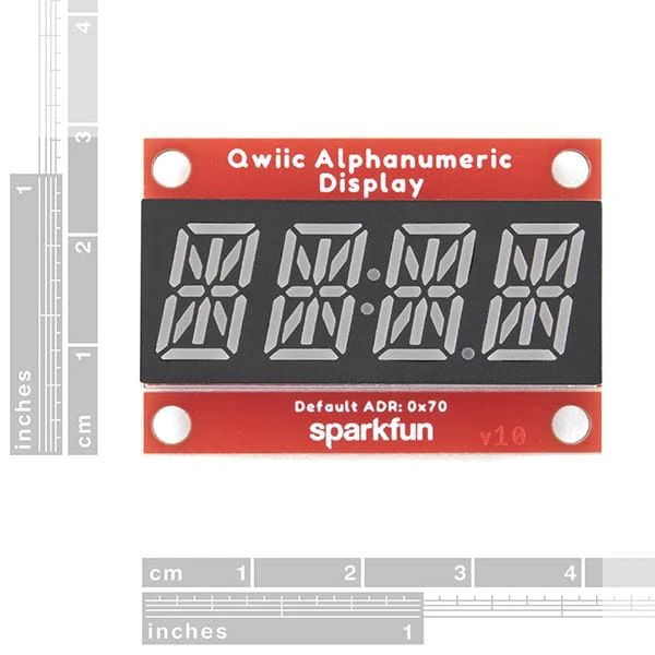 SparkFun Qwiic Alphanumeric Display - Blue - Image 5