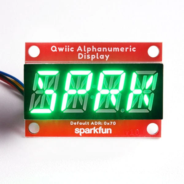 SparkFun Qwiic Alphanumeric Display - Green