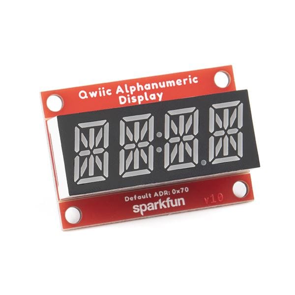 SparkFun Qwiic Alphanumeric Display - Red - Image 2