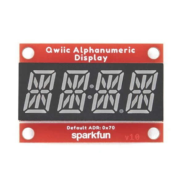 SparkFun Qwiic Alphanumeric Display - Red - Image 3