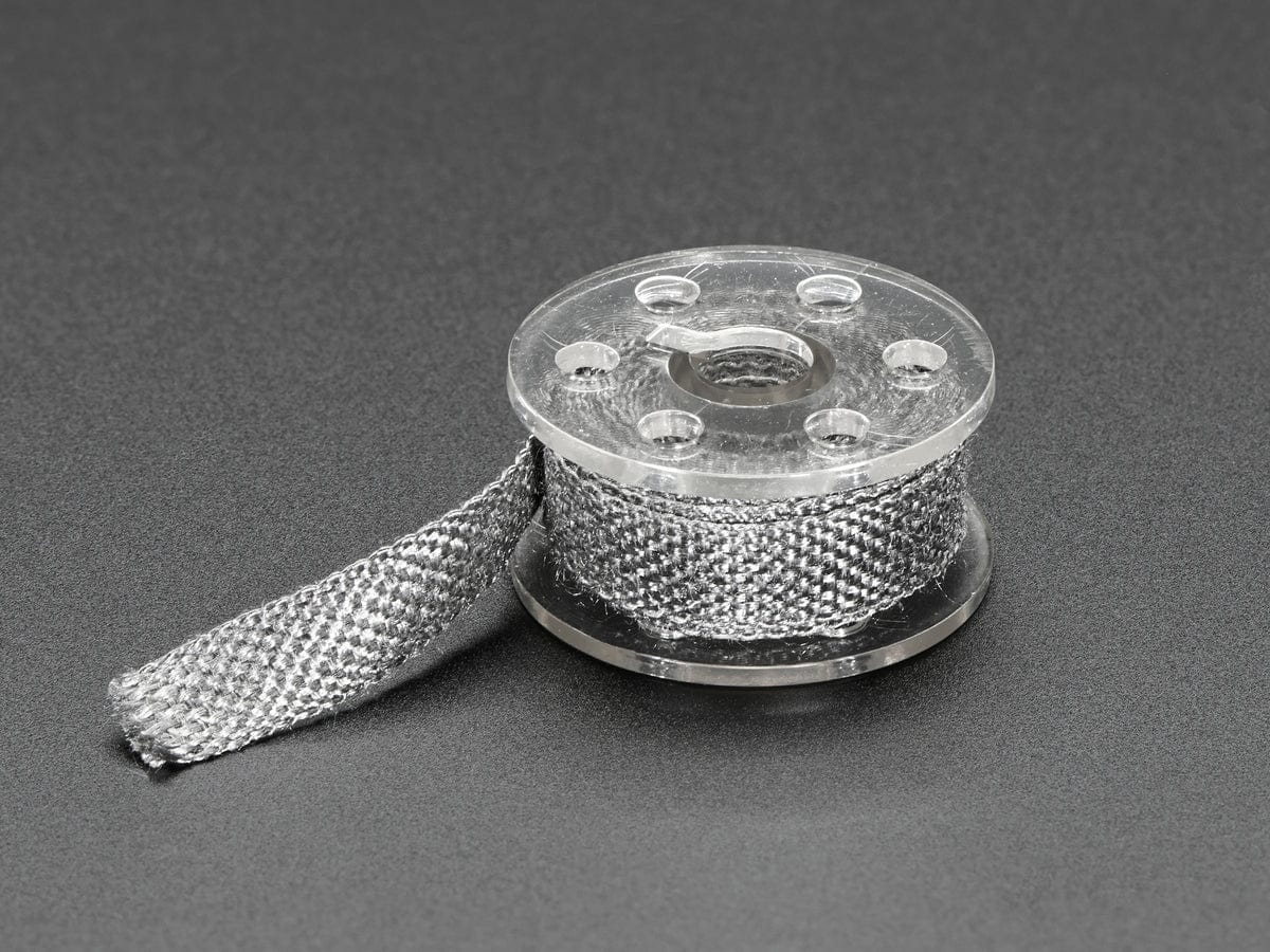 Stainless Steel Conductive Ribbon - 5mm wide 1 meter long [discontinued]