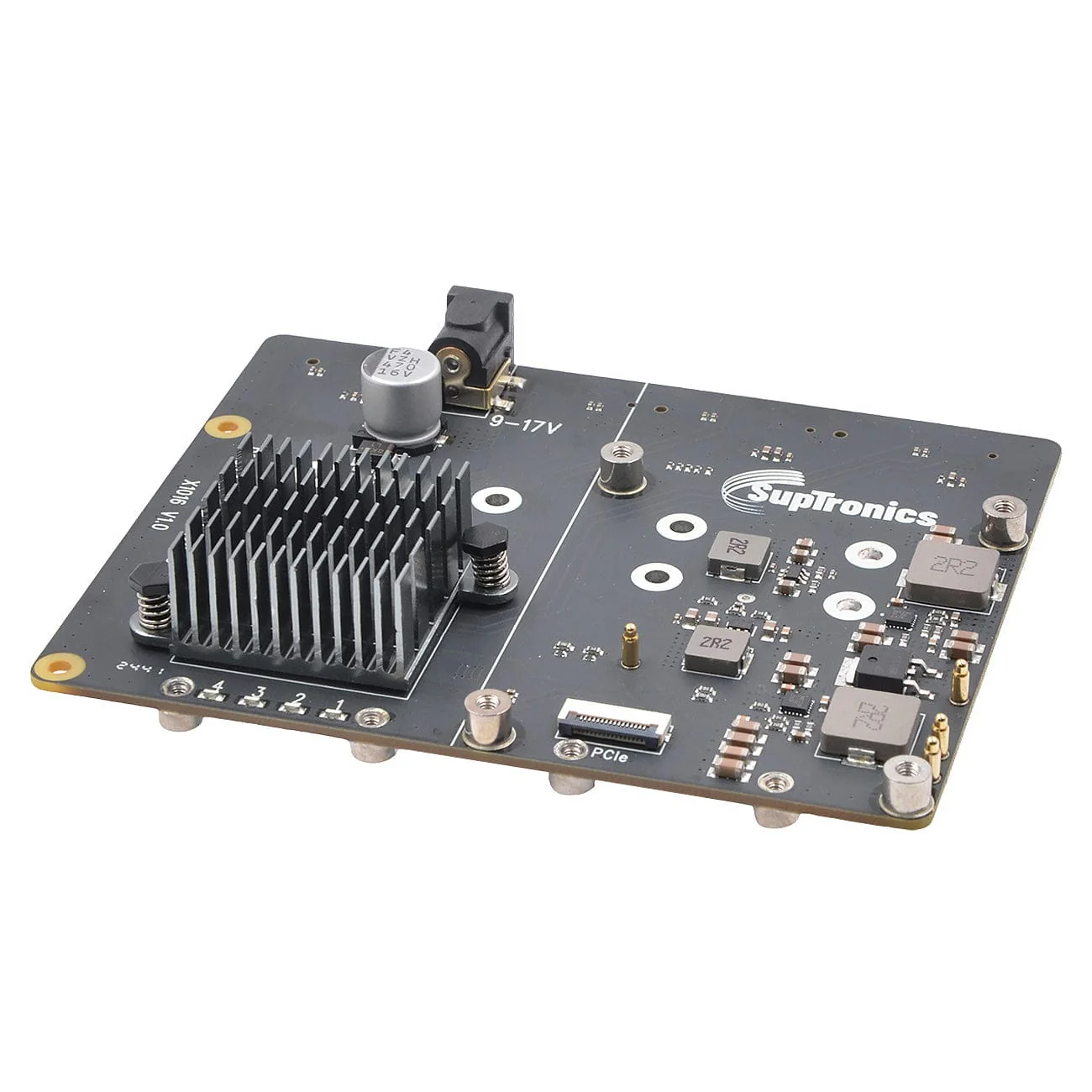SupTronics X1016 Four-Slot NVMe Add-on for Raspberry Pi 5