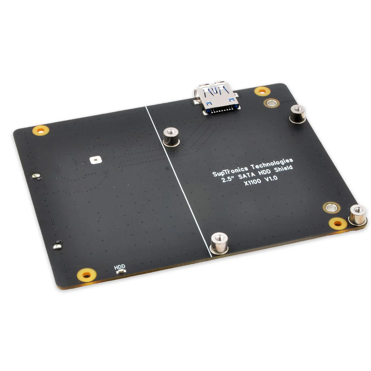 SupTronics X1100 USB to SATA 2.5" Add-on for Raspberry Pi 5
