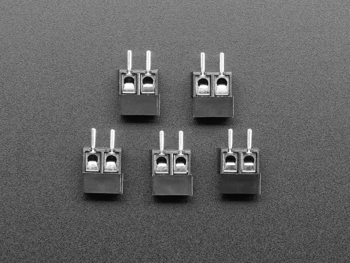 Terminal Block - 2-pin 3.5mm - pack of 5! - Image 2