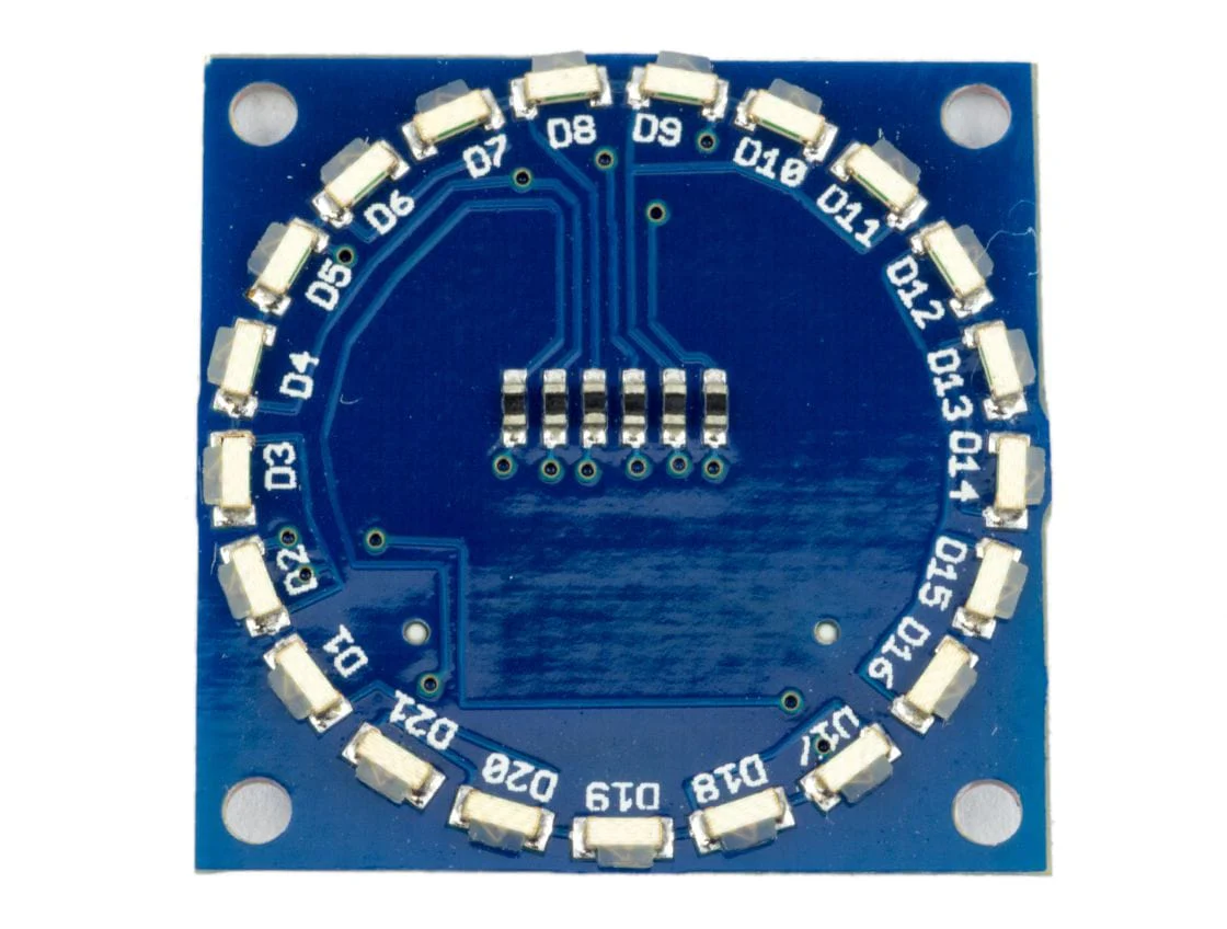 TinyShield Circle Edge LED Board - Amber [Discontinued]