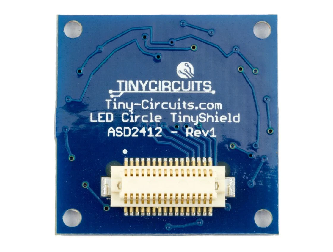 TinyShield Circle Edge LED Board - Amber [Discontinued] - Image 2