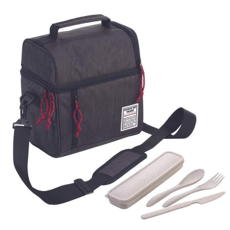 Troika Business Insulated Lunch Cooler with Utensils [Discontinued]