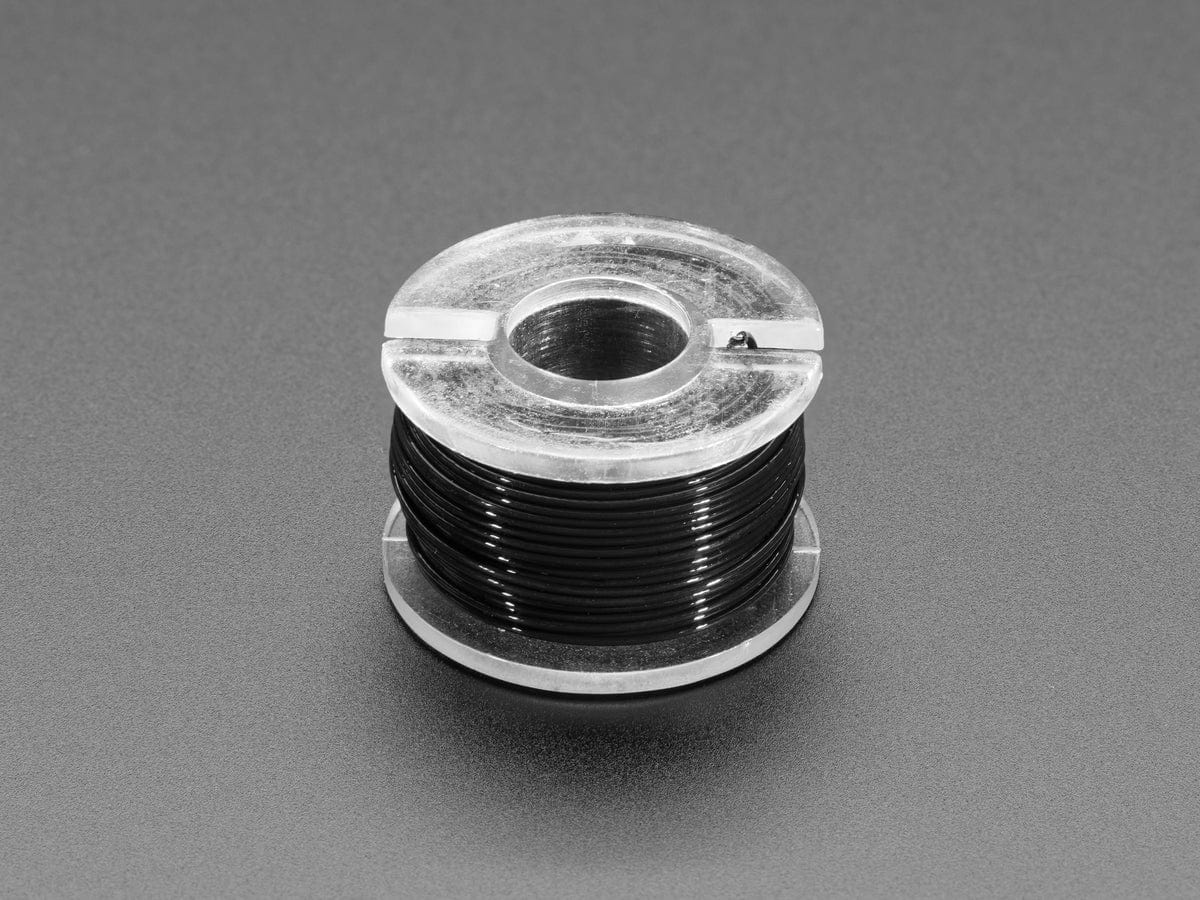 Ultra-Fine Stranded Wire Spool - 10 meters - 32AWG - Black