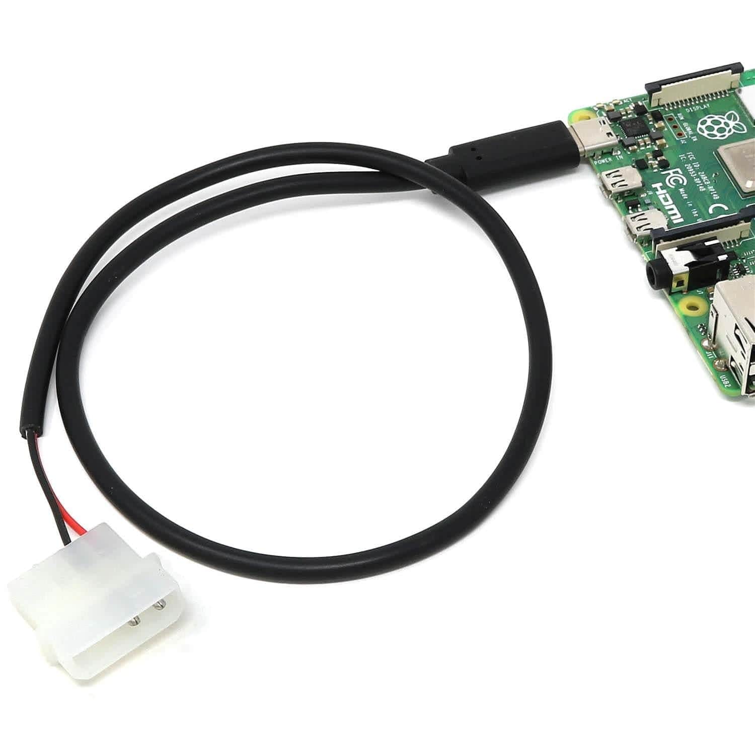 USB-C to 4-Pin Molex Socket Cable