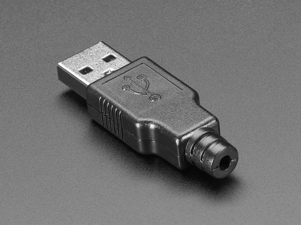 USB DIY Connector Shell - Type A Male Plug - Image 2