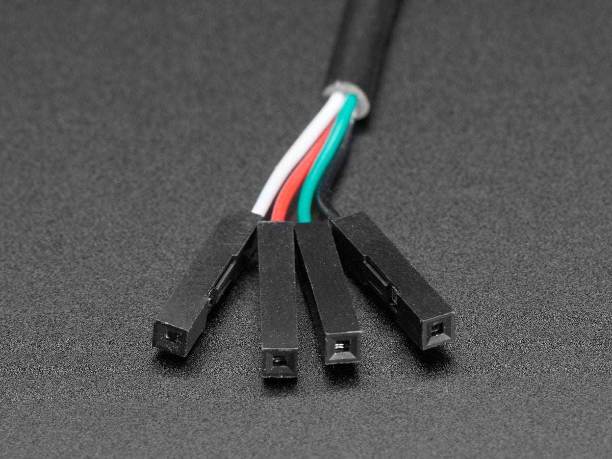 USB Type A Plug Breakout Cable with Premium Female Jumpers (30cm long) - Image 2