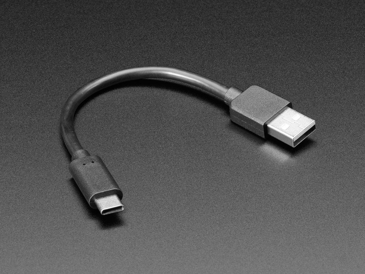 USB Type A to Type C Cable - 6" long [Discontinued]