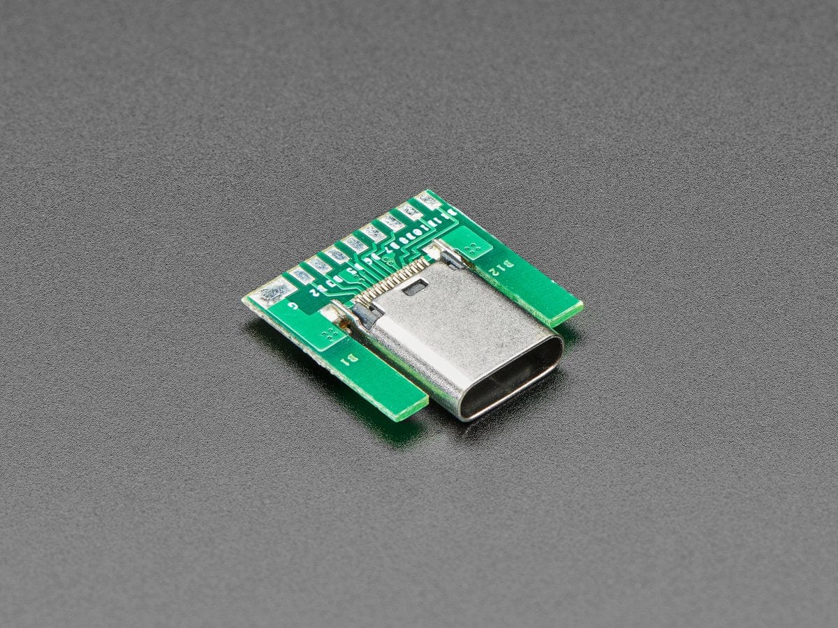 USB Type C Socket - SMT Inline Breakout Board [Discontinued]
