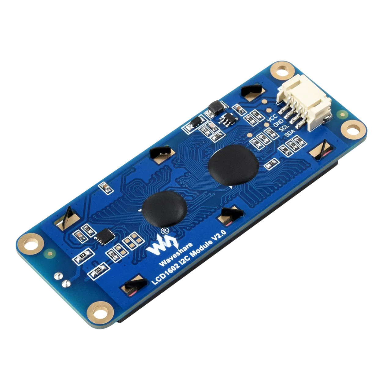 Waveshare Grey 16x2 I2C LCD Module - 3.3V/5V with Backlight Control - Image 5